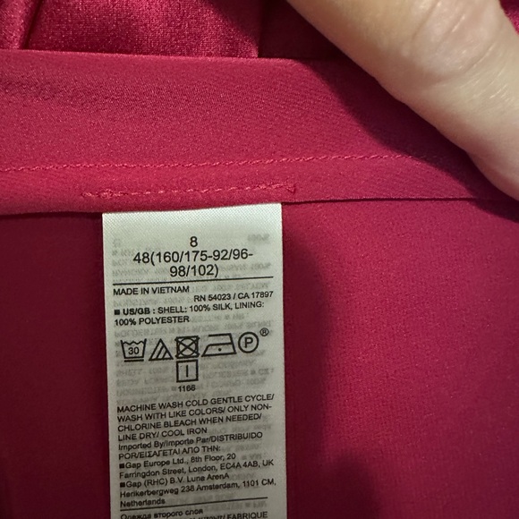 Raspberry silk maxi dress, brand new - Picture 6 of 6